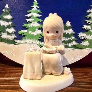 Precious Moments MAY YOUR CHRISTMAS BE BLESSED figurine